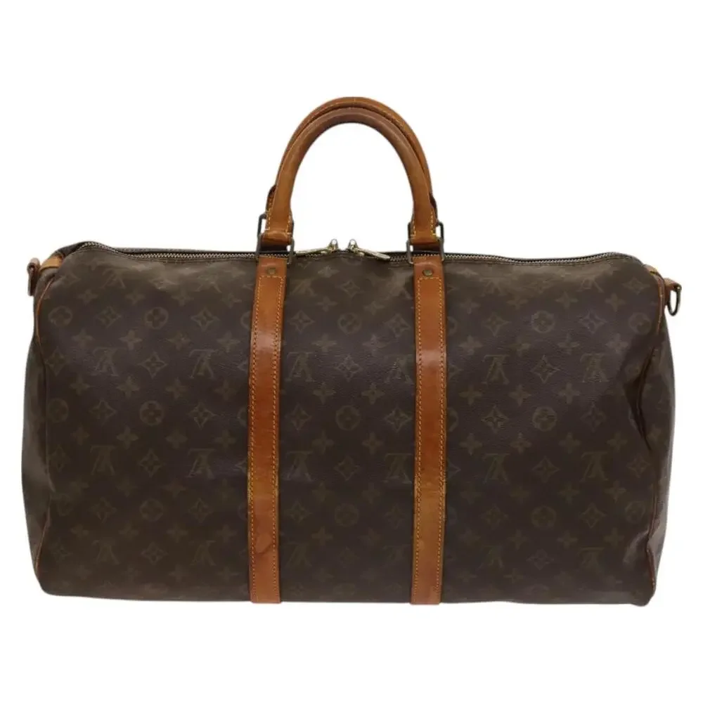 LOUIS VUITTON Monogram Keepall Bandouliere 50 Boston Bag M41416